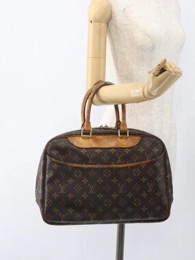 LOUIS VUITTON Monogram Deauville Hand Bag M47270 LV Auth hk3386